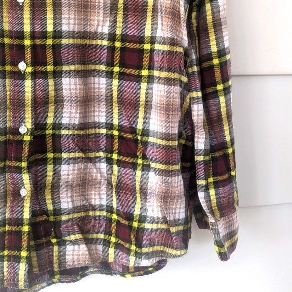 Express Women's Plaid Button Down Shirt, Size M - Picture 5 of 9